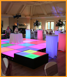 LED Poseur Tables and Boogie Bars